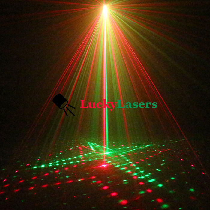 635nm/532nm 20 Patterns Laser Lawn Lamp Outdoor Waterproof Lights